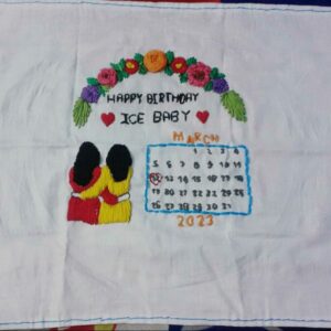 Customized Embroidery Hoop – Personalized Birthday Gift