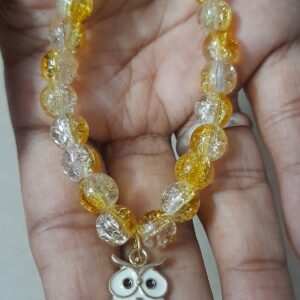 Owl Pink Shaded Beaded Bracelet | Trendy Women’s Jewelry | Pinkolor Store