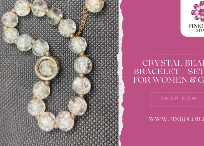 Crystal Beads Bracelet – Elegant Simplicity for Every Occasion