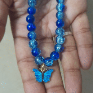 Butterfly Decor Beaded Bracelet | Elegant Handmade Jewelry | Pinkolor Store